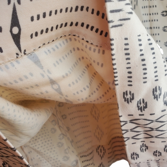 Noa Noa Cream Geometric Swing Dress - Picture 6 of 7